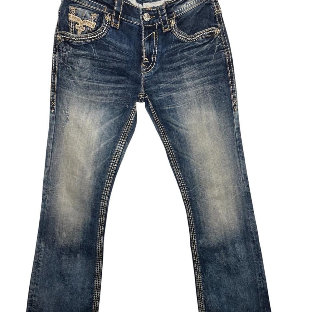 Rock Revival Dark Blue Bootcut Jeans